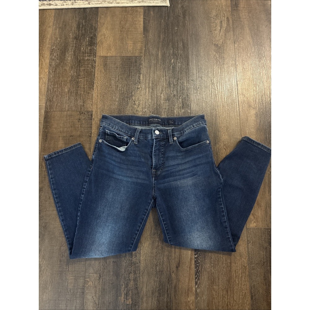 Lucky‎ Brand Women's Skinny Jeans 10/30 Dark Wash Crop